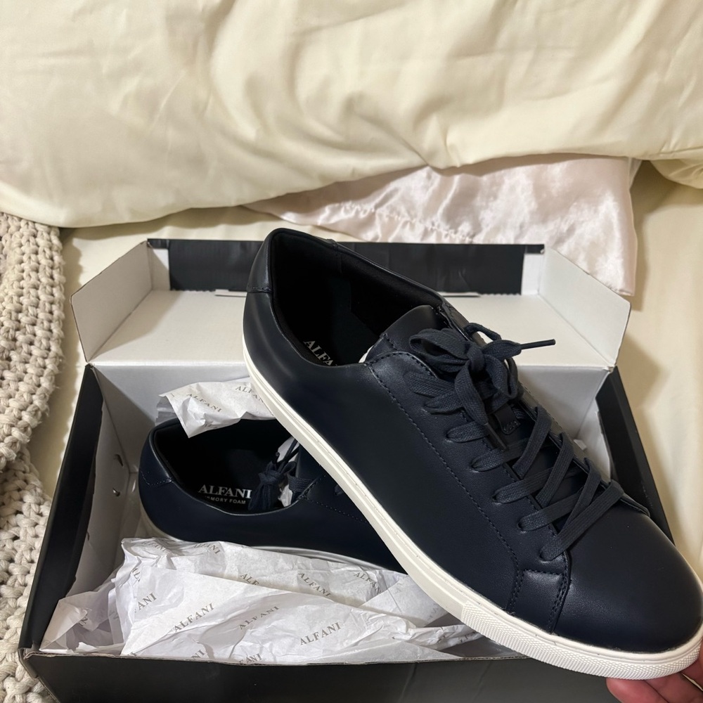 Alfani Men's Navy Sneakers